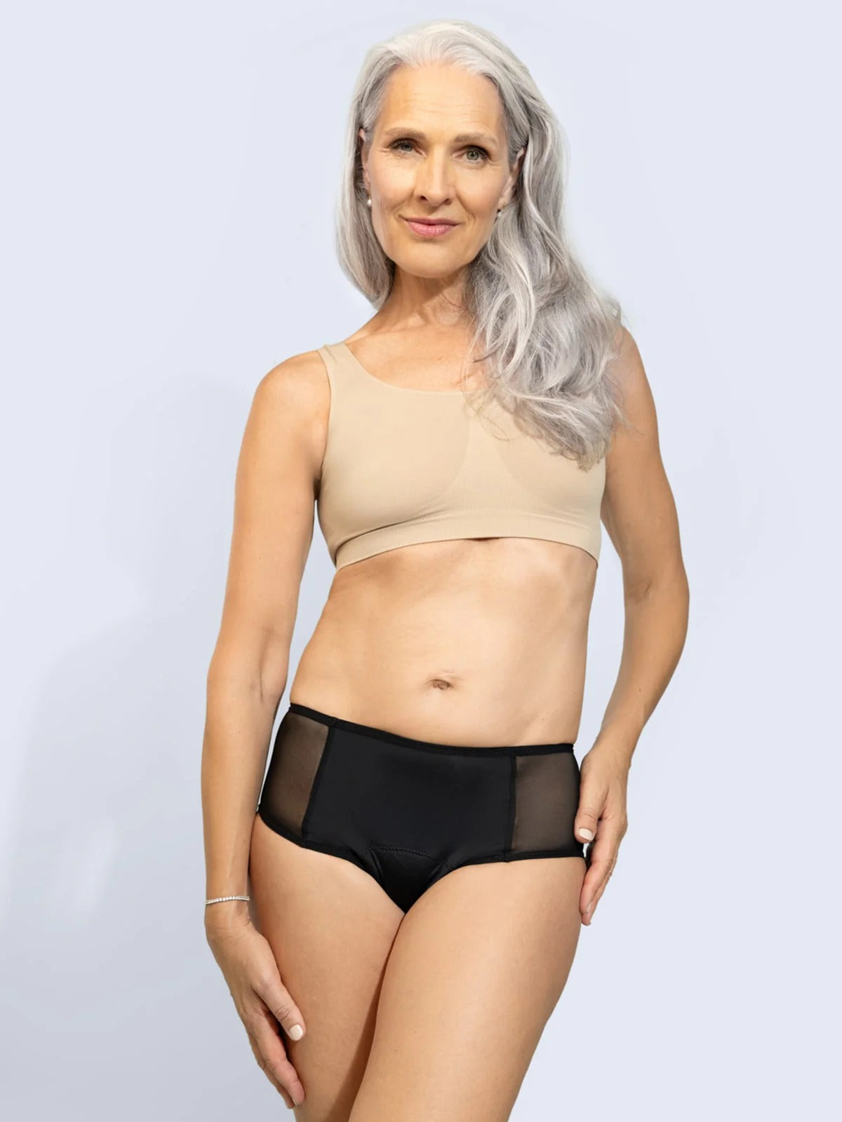 High-waist incontinence underwear